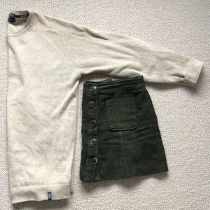 Beige thick sailing sweater